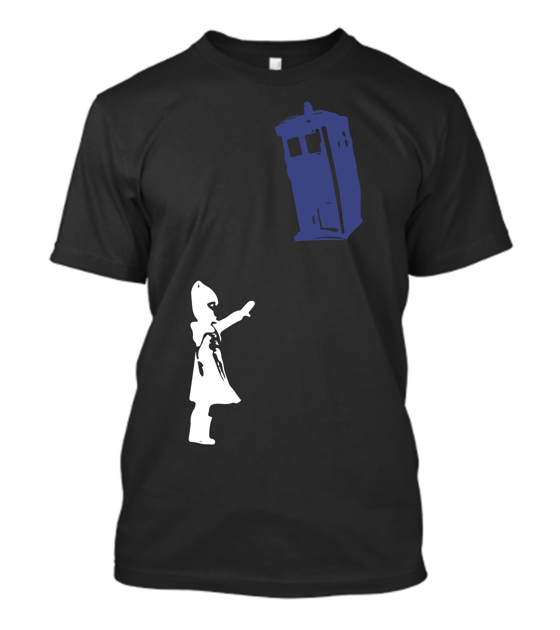 Stencil Doctor Who Tardis Child Iconic T-Shirt