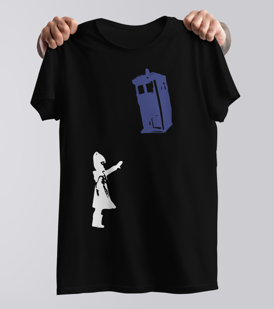 Stencil Doctor Who Tardis Child Iconic T-Shirt