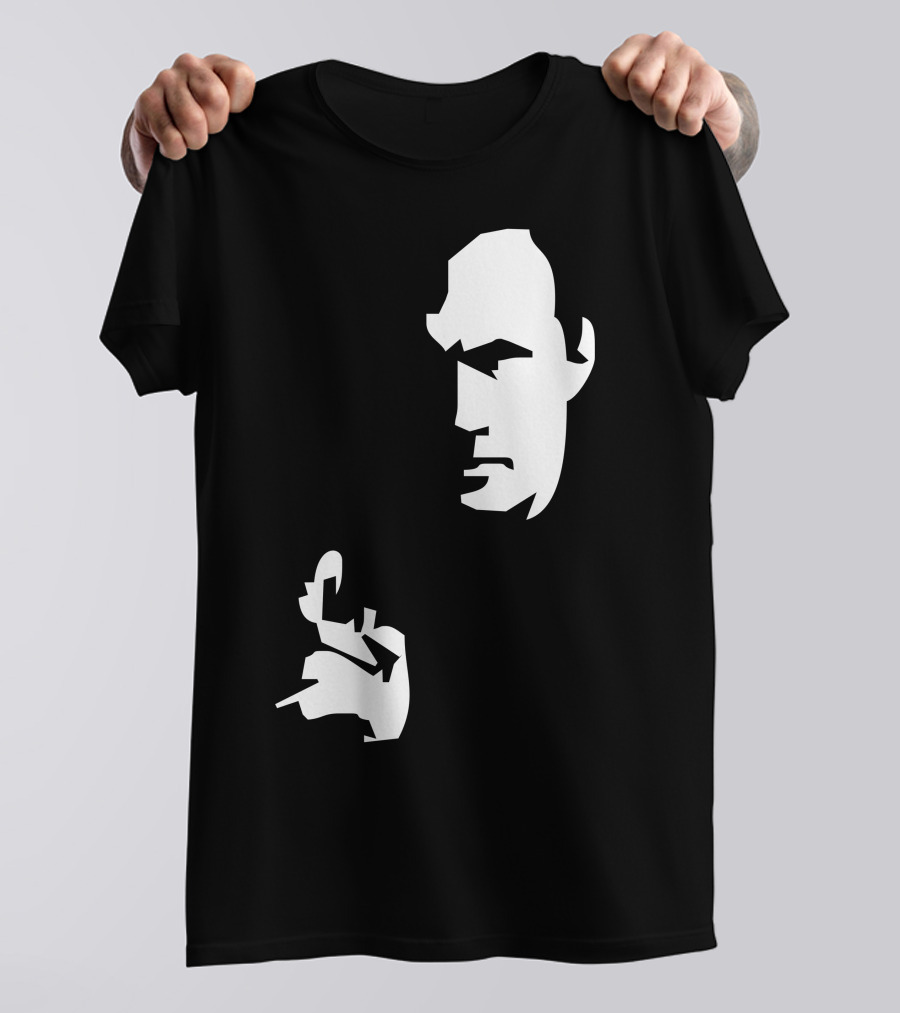 Steven Seagal High Quality Silhouette Iconic Pose T-Shirt