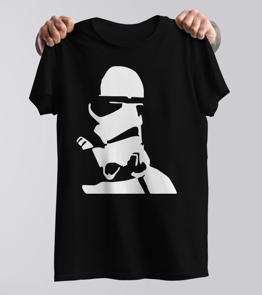 Storm Trooper Face Mask Helmet Star Wars Iconic T-Shirt