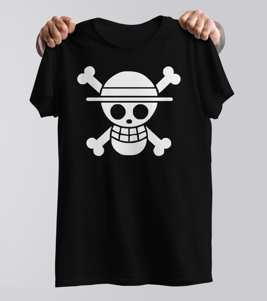 Straw Hat Crew Flag Luffy Pirates Jolly Roger One Piece T-Shirt