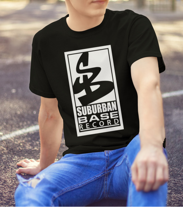 Suburban Base Records Logo Design SB T-Shirt