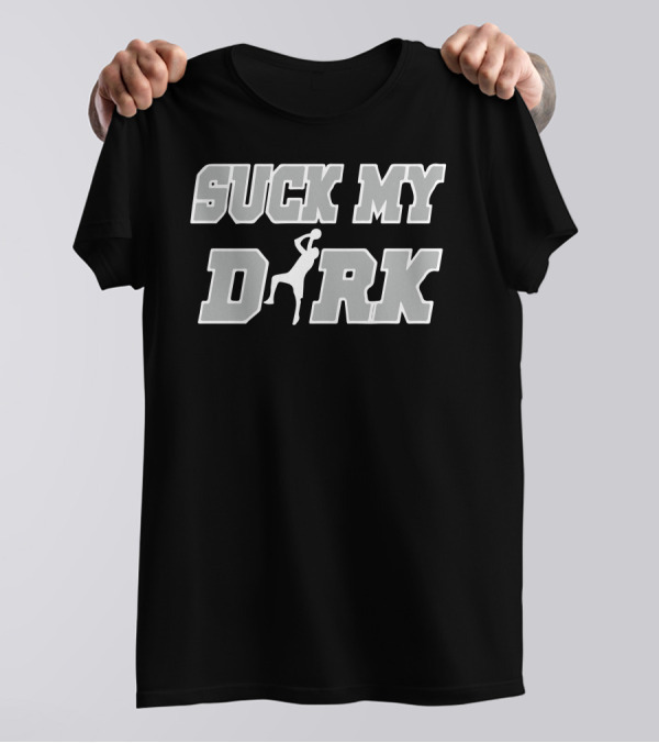 Dirk Nowitzki Suck My Dirk Basketball Icon T-Shirt