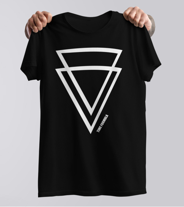 Summer Men Casual The Formula Triangle Printed T-Shirt