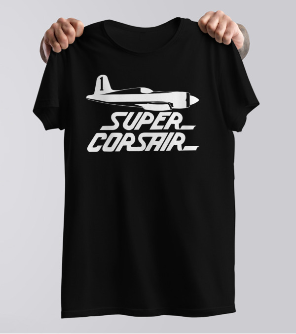 Super Corsair Race 1 Reno Air Racer Decal F4U F2G Air Racing Plane T-Shirt