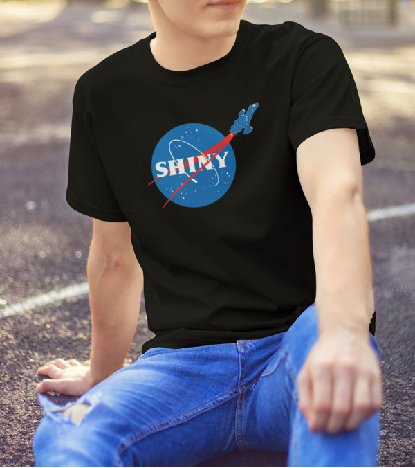 Shiny Space Exploration Serenity T-Shirt