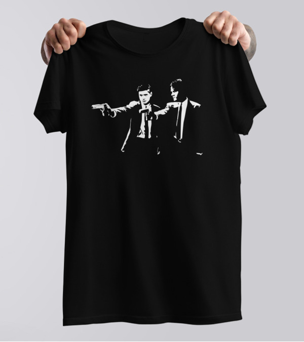 Supernatural Fiction Parody Pulp Fiction Style Duo T-Shirt