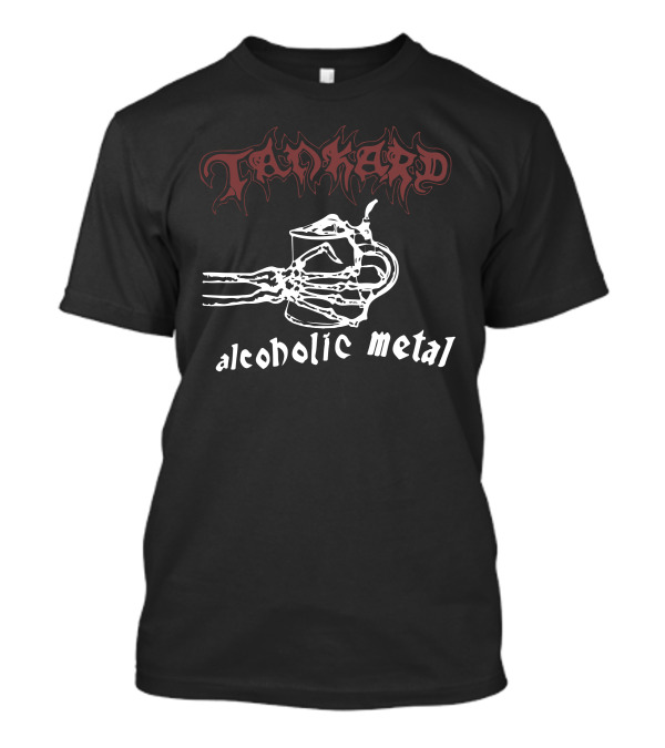 Tankard Alcoholic Metal Skeleton Mug Music T-Shirt