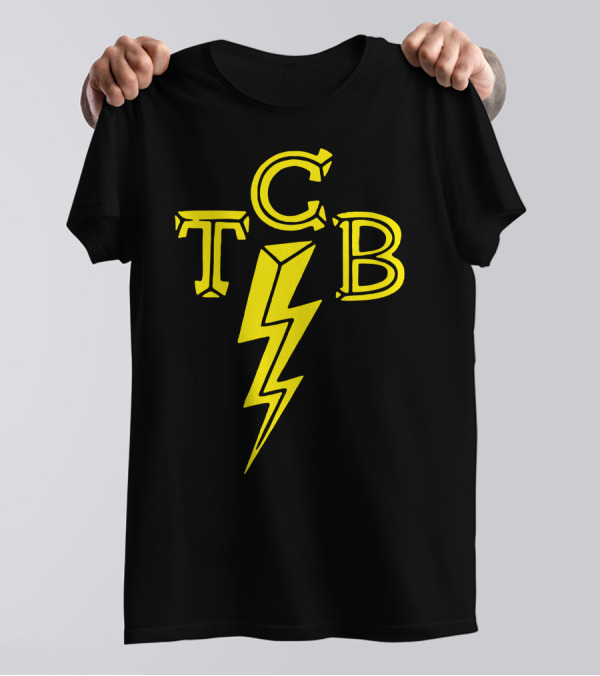 TCB Lightning Bolt Classic Rock Rockabilly T-Shirt