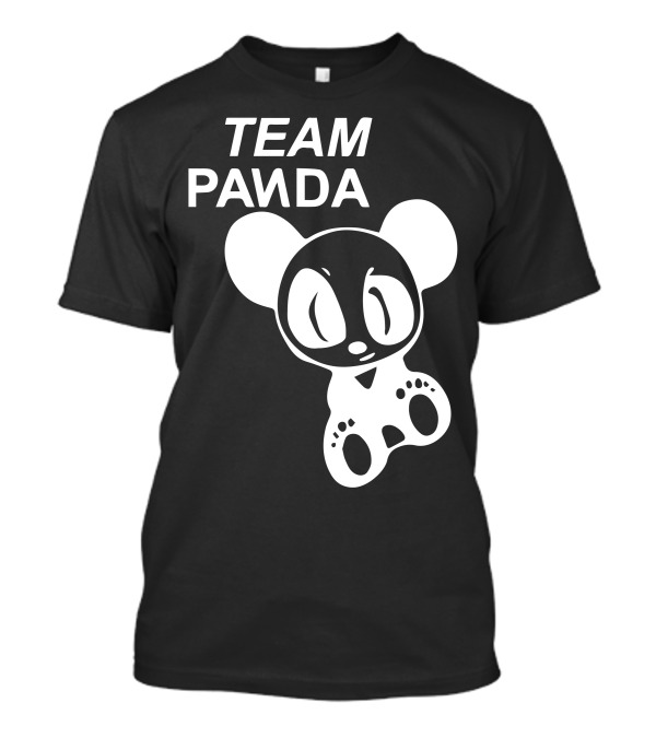 TEAM PANDA Cute Panda Cartoon T-Shirt