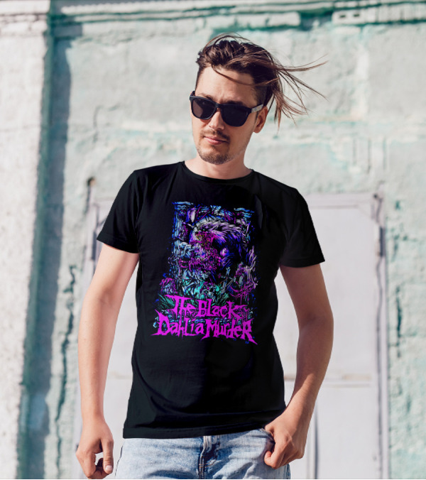 The Black Dahlia Murder Wolfman Psychedelic Creature Scene T-Shirt