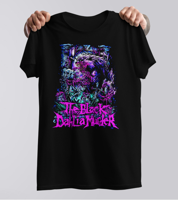The Black Dahlia Murder Wolfman Psychedelic Creature Scene T-Shirt