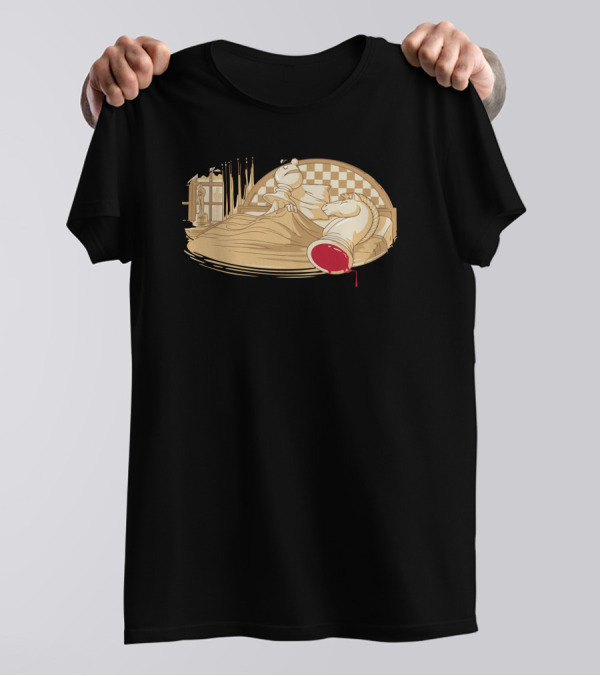 The Chessfather Knight Crime Scene T-Shirt