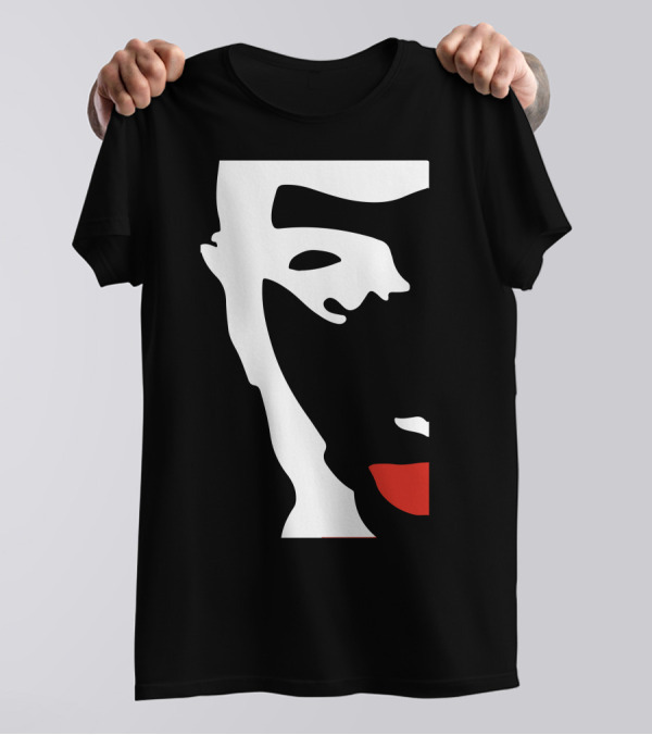 The Courteeners Band Silhouette Red Lips T-Shirt