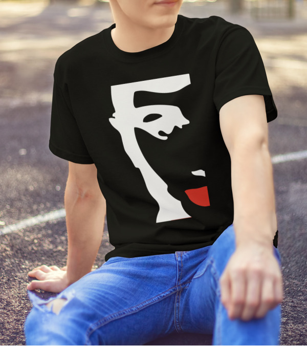 The Courteeners Band Silhouette Red Lips T-Shirt