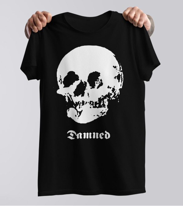 The Damned Skull Icon Stretcher Case Baby T-Shirt