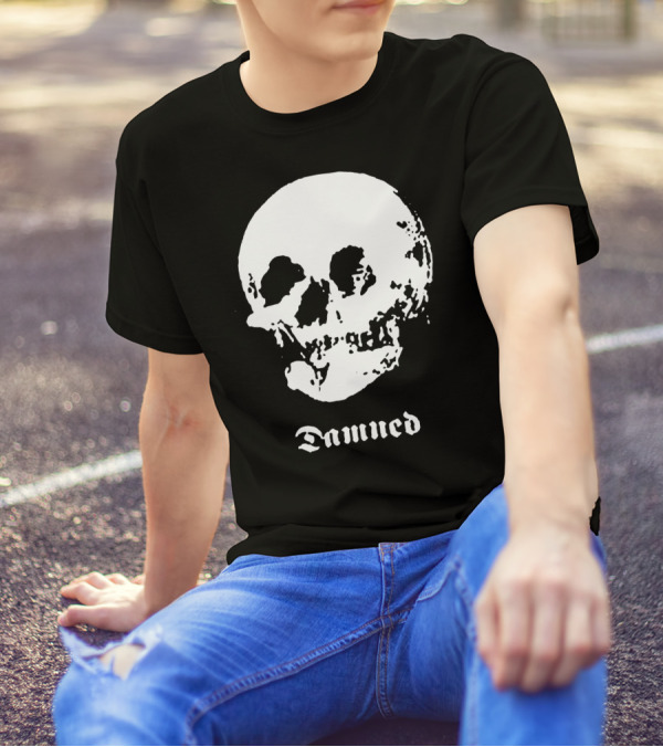 The Damned Skull Icon Stretcher Case Baby T-Shirt