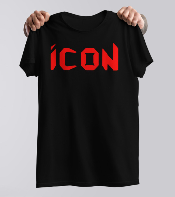 ICON Bold Red Lettering T-Shirt