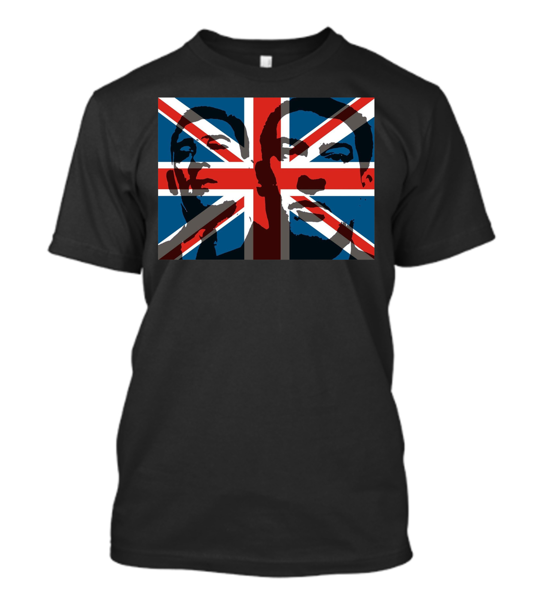 The Kray Twins Union Jack Iconic British Twins T-Shirt