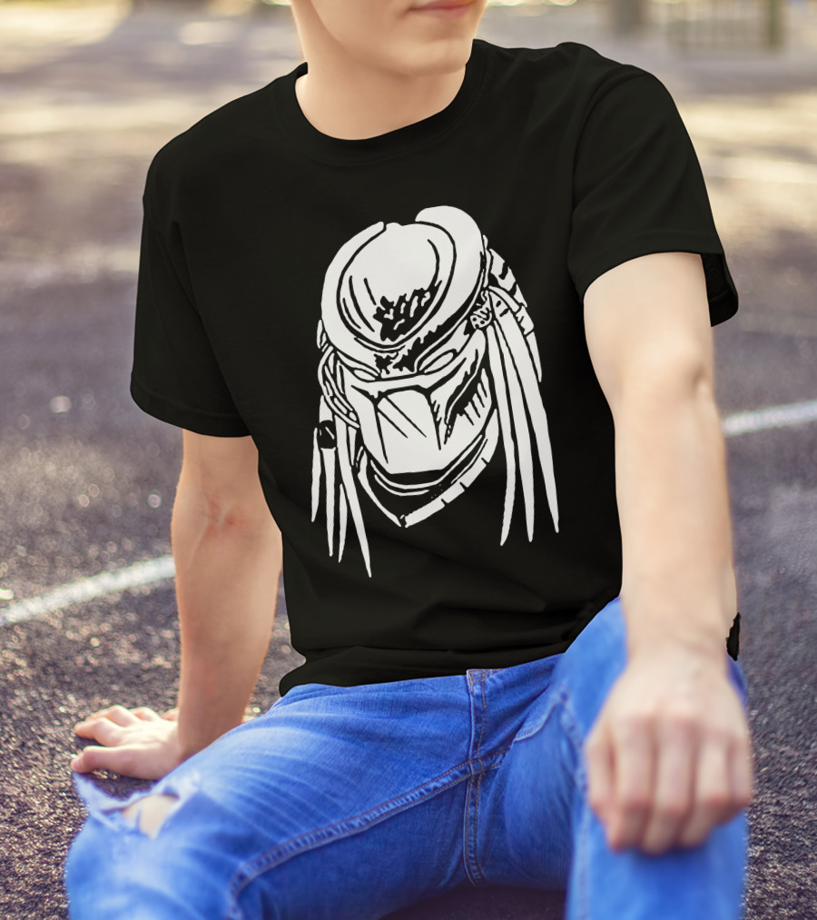 Yautja Alien Movie Predator Mask Iconic T-Shirt