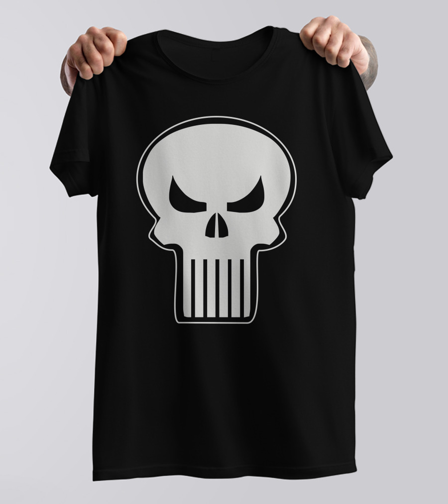 The Punisher Skull Icon Marvel Comics Official Merchandise T-Shirt