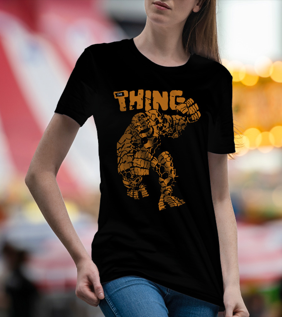 The Thing Marvel Comic Character Stone Form T-Shirt