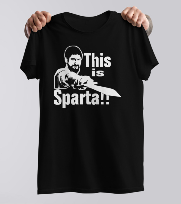 This Is Sparta Film Iconic Quote And Sword T-Shirt