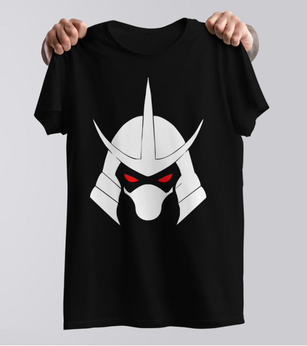 Tmnt Teenage Mutant Ninja Turtles Shredder Helmet Iconic Metallic T-Shirt