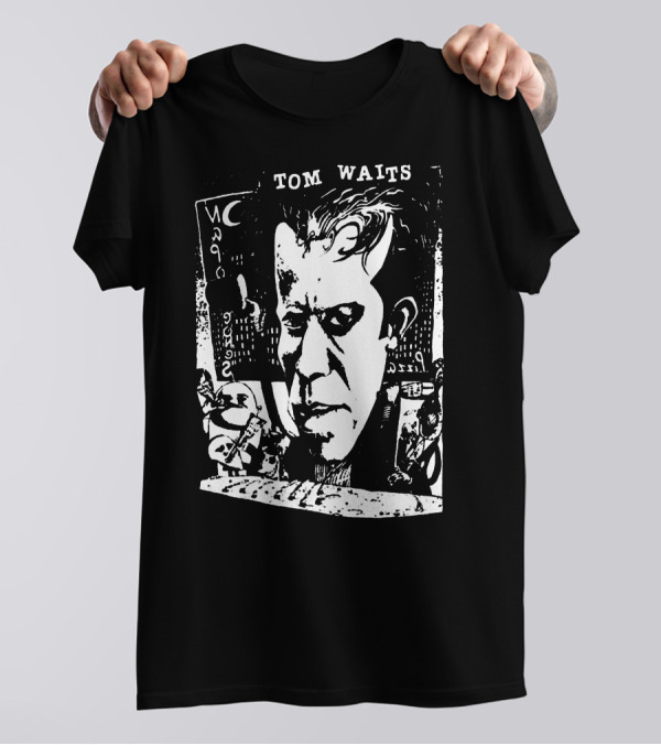 Tom Waits Magic Pizza Singer Music T-Shirt