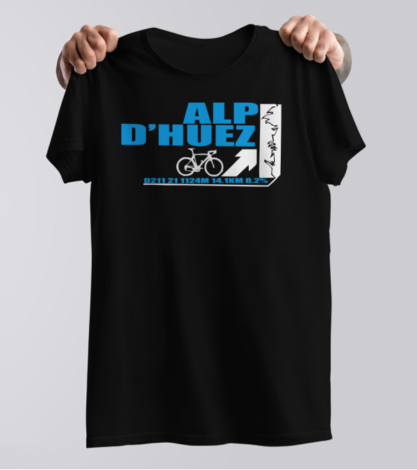 ALP D'HUEZ D211 21 1124M 14.1KM 8.2% T-Shirt