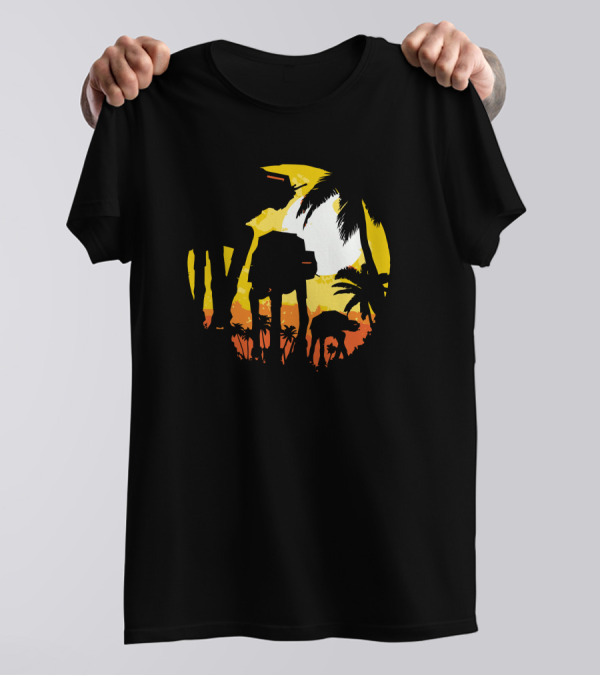 Tropical Attack Sunset Walker Adventure T-Shirt