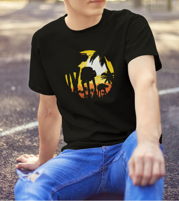 Tropical Attack Sunset Walker Adventure T-Shirt