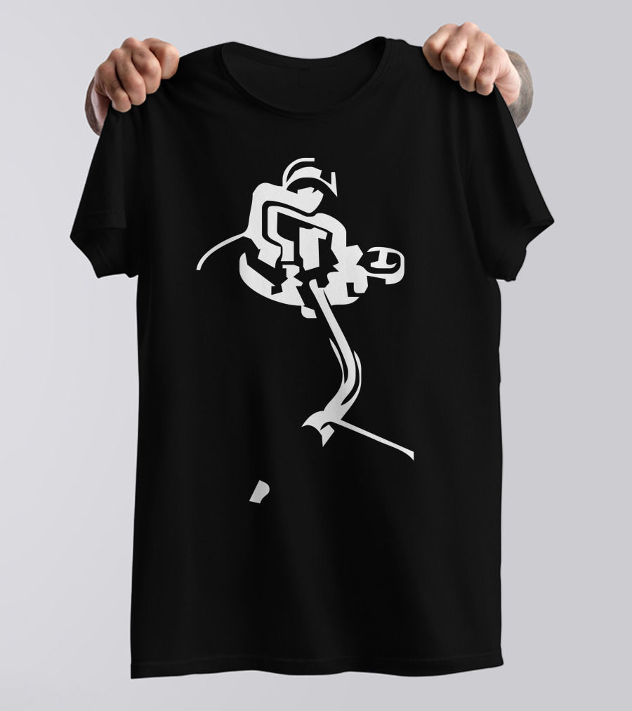 Turntable DjClub Vinyl Dance Music Technics Stylized Abstract DJ Image T-Shirt