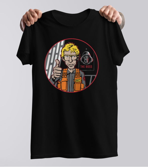 MATT Undercover The Boss Thumbs Up Poster Character T-Shirt