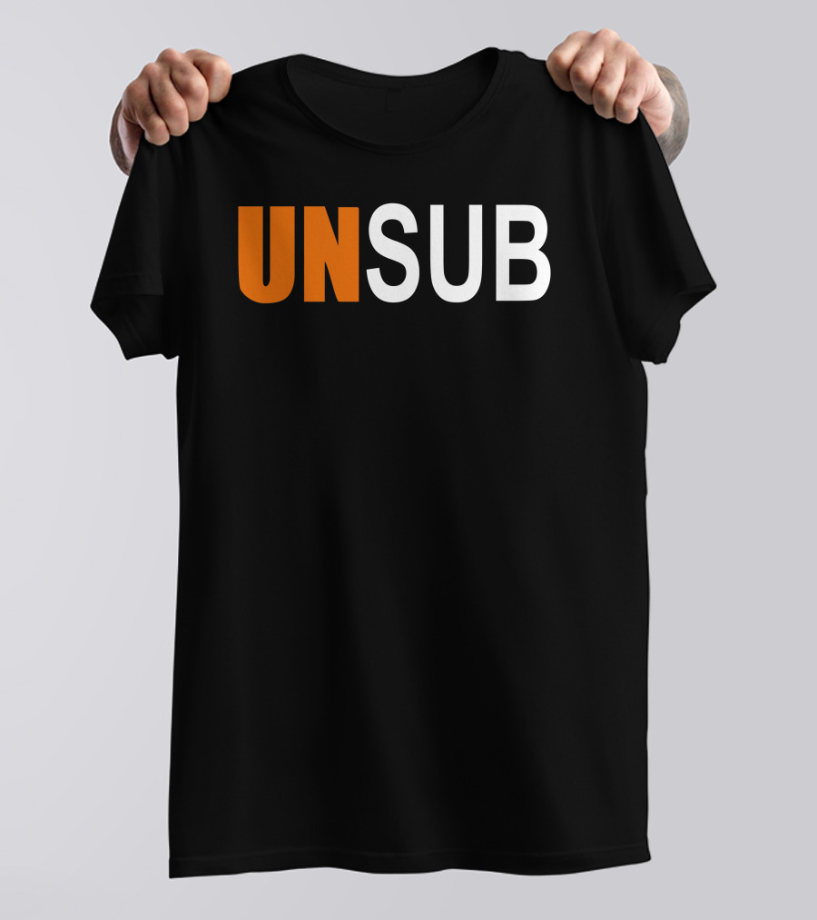 UNSUB Criminal Minds US Crime TV Series Unknown Subject T-Shirt