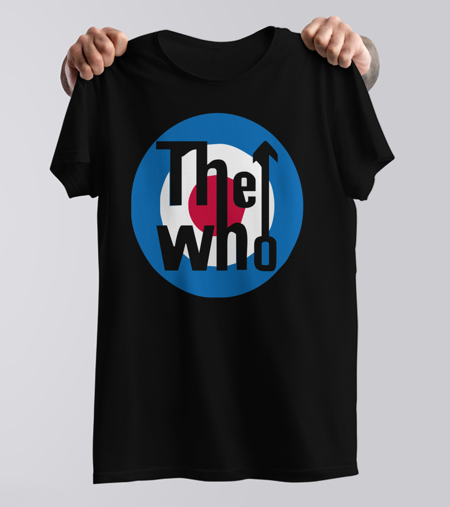 Uomo The Who Mod Target Rock Band Musica T-Shirt
