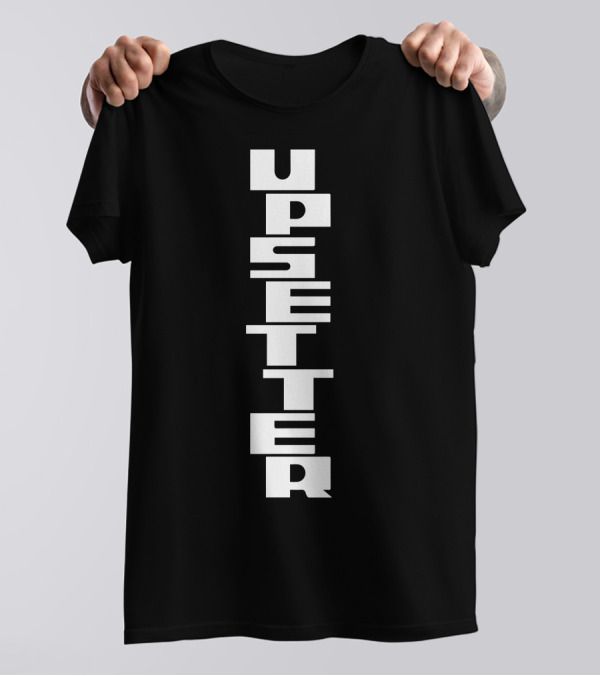 Upsetter Records Vertical Typography T-Shirt