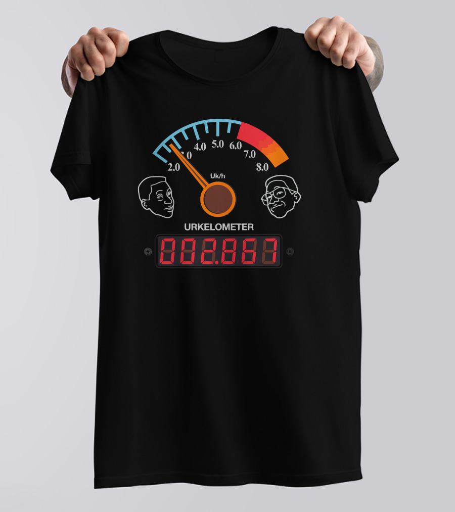 Urkelometer Uk/h 002.963 Colorful Gauge With Characters T-Shirt