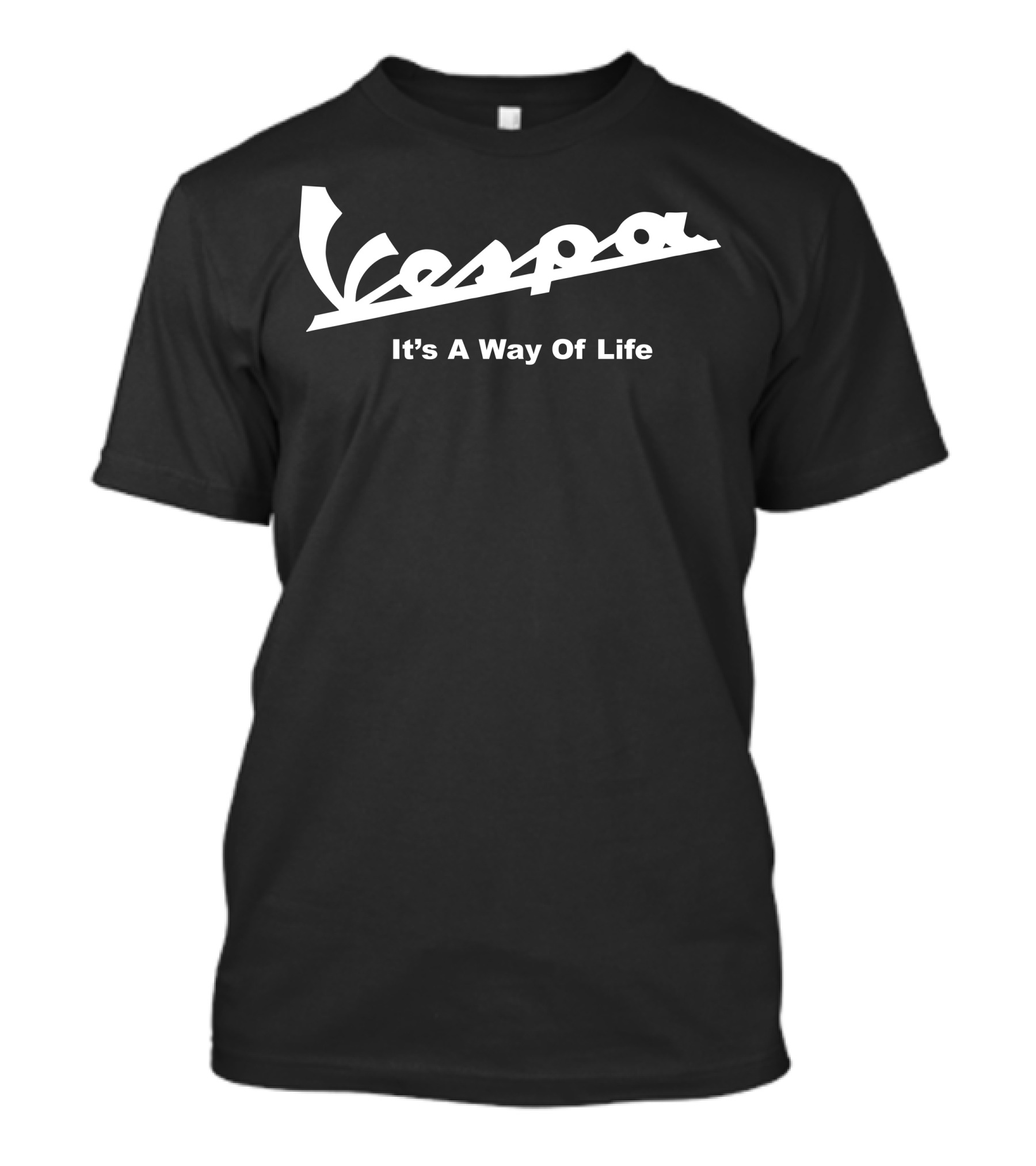 Vespa It's A Way Of Life Retro Scooter Lifestyle T-Shirt