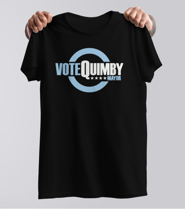 Vote Quimby Mayor Election Campaign Five Stars T-Shirt