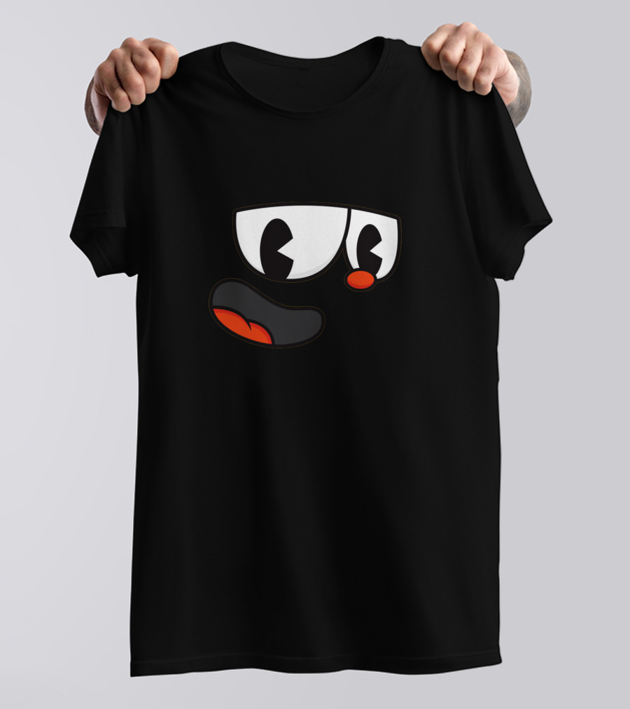 Cuphead Character Face Expression Icon T-Shirt