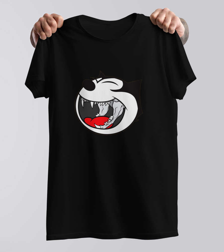 Felix The Cat Laughing Open Mouth T-Shirt