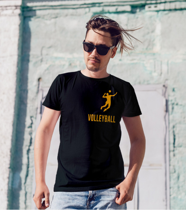 Funny Evolution Volleyball Fishes Human Progression T-Shirt