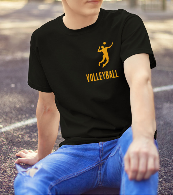 Funny Evolution Volleyball Fishes Human Progression T-Shirt