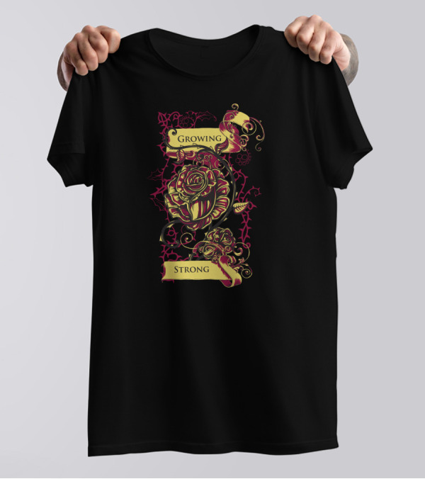 Growing Strong House Tyrell Floral Banner T-Shirt