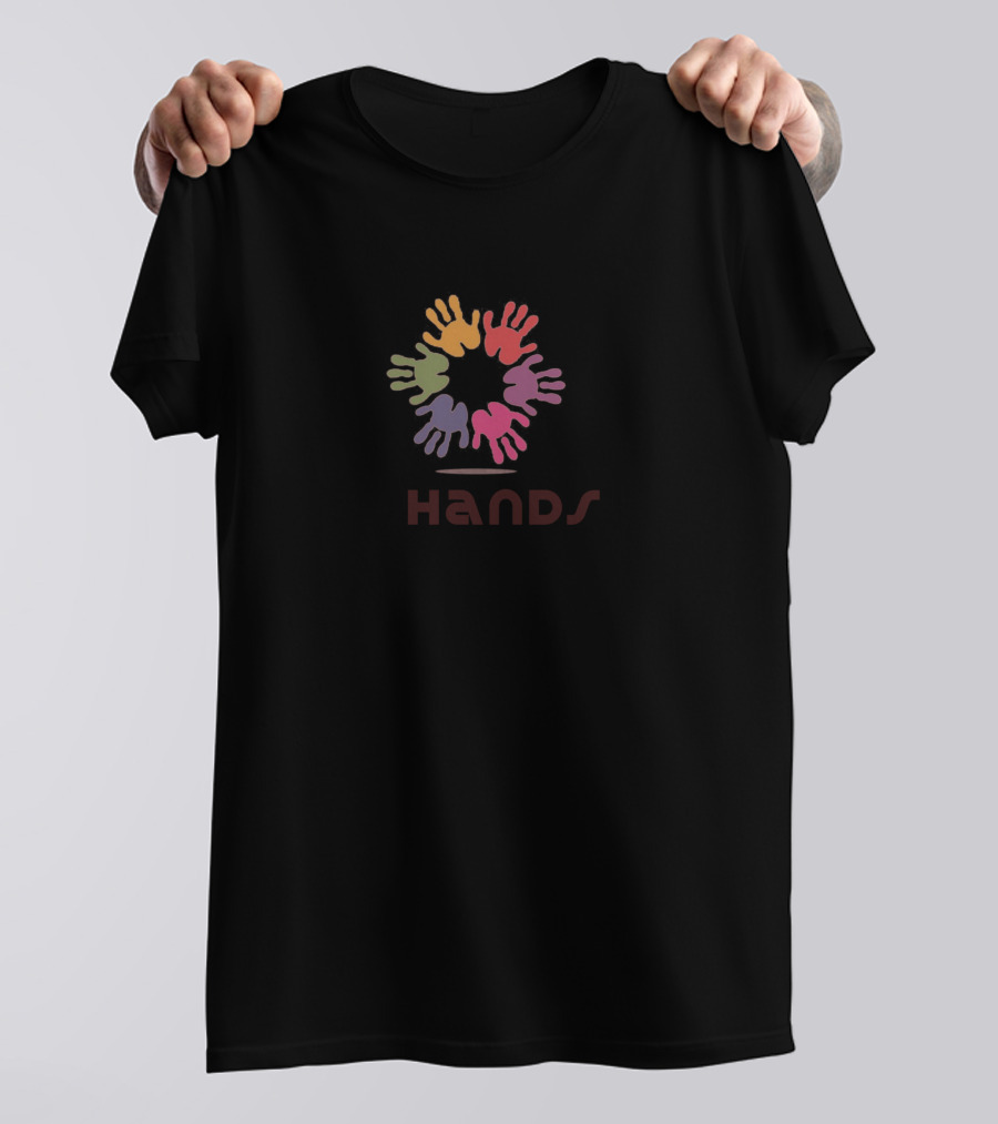 Hands Colorful Circular Unity T-Shirt