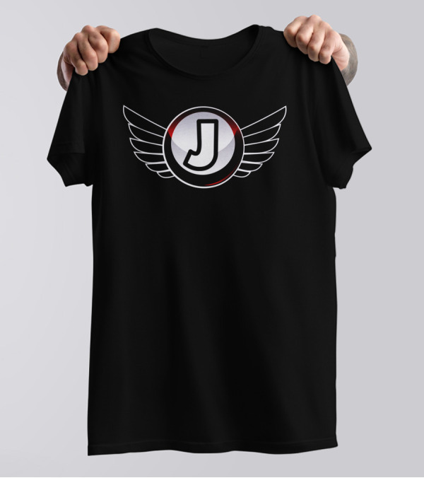 Jimquisition Emblem Winged J T-Shirt