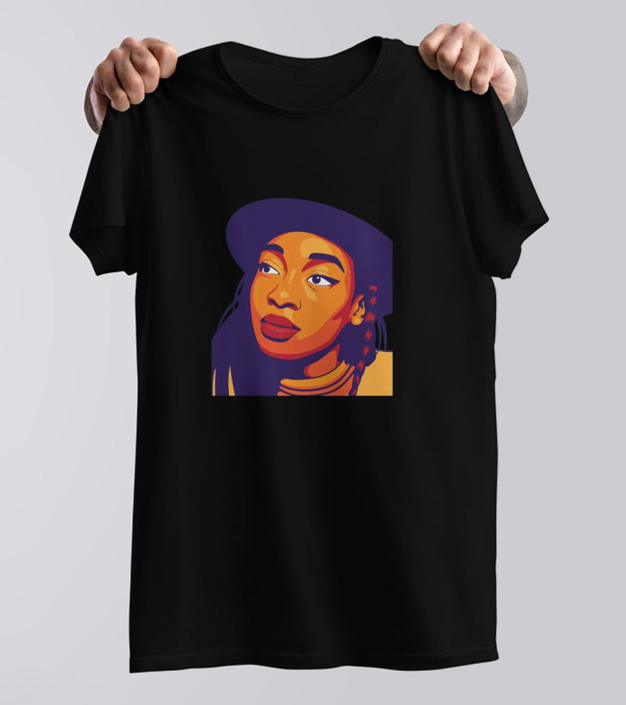 Little Simz Pop Art Portrait Print T-Shirt