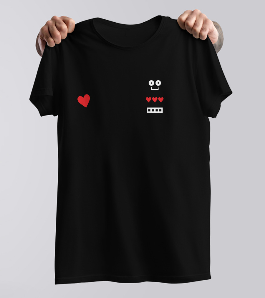 I’m Just A Love Machine Robot Heart T-Shirt