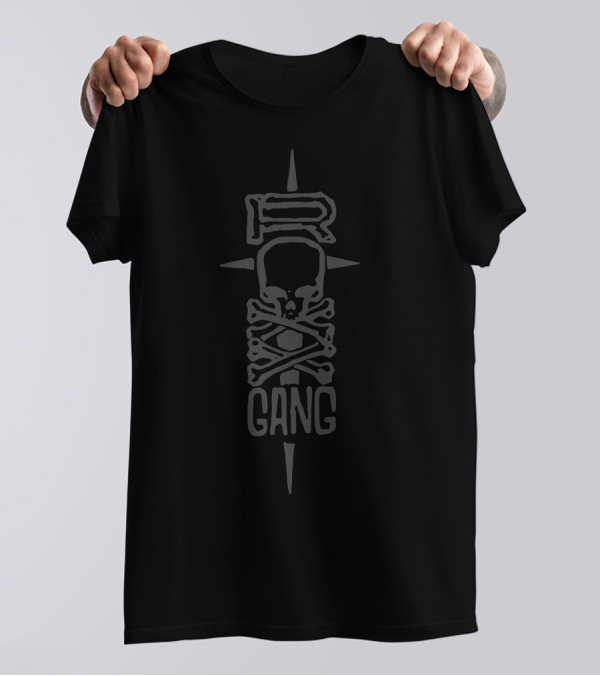 Roxx Gang Skull And Crossbones T-Shirt